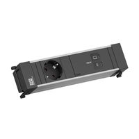 BACHMANN POWER FRAME 1xCEE7/3, 1xUSB C/C 100W L=0,2m