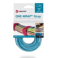 VELCRO® One Wrap® Strap 20mm x 200mm, 25 Stück, türkis