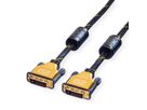 ROLINE GOLD Monitorkabel DVI, ST-ST, (24+1) dual link, 3 m