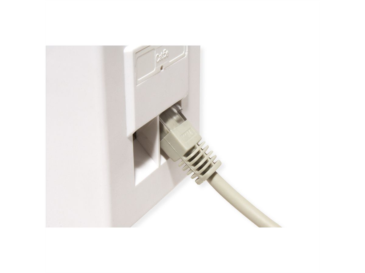 STANDARD UTP-Patchkabel konf. Kat.5e, beige, 0,5 m