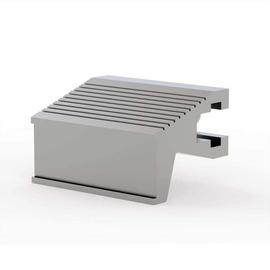 SCHROFF Aluminium-Profilgriff - ALU-PROFILGRIFF 7TE