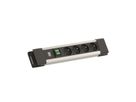 BACHMANN CONNECTUS 4xUTE, 1xSchalter 2,0m CEE7/7 Grau