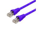 TELEGÄRTNER Patchkabel S/FTP, Kat.6A, LSOH, lila, 2 m