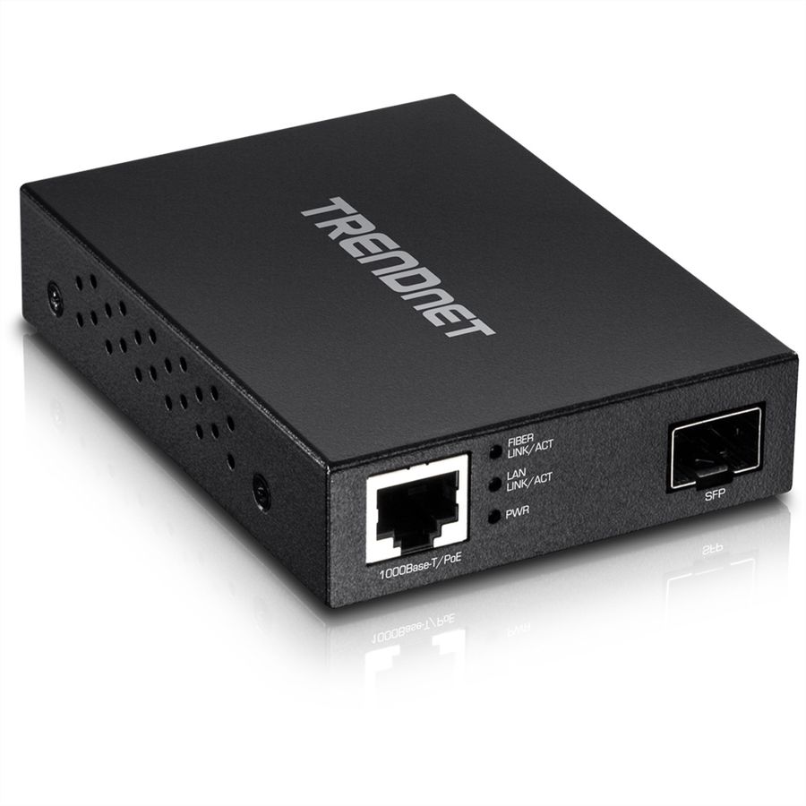 TRENDnet TFC-PGSFP Medien Konverter SFP PoE powered