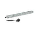 BACHMANN IT PDU ALU 1HE 12x Schutzkontakt, ÜSS, Zuleitung mit Schutzkontaktstecker