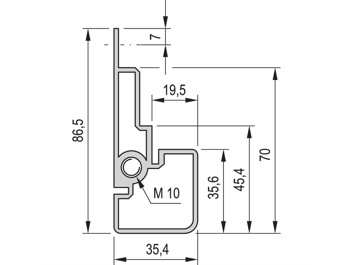 SCHROFF EUROR.UNI.GEST.20HE 600B600T RAL7021
