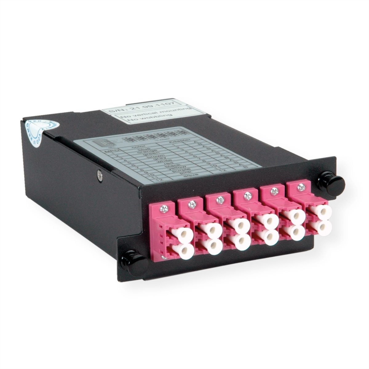 VALUE MPO-Modul, MPO-Stecker / 12x LC-Buchse