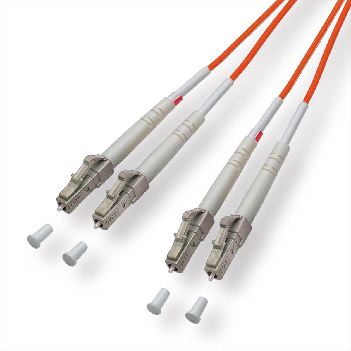 Quality LWL-Kabel 50/125µm OM2, LC/LC, orange, 10 m