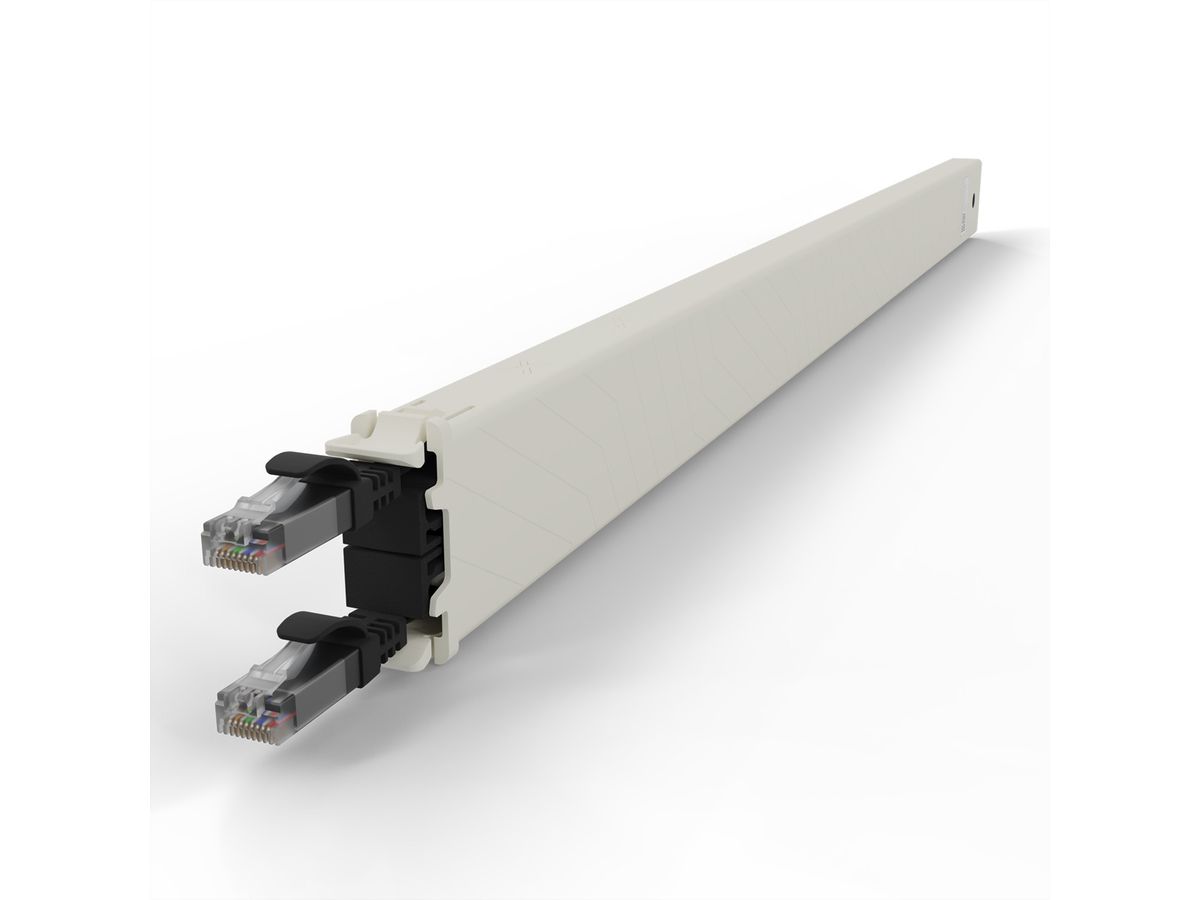 patchbox.one Kassette 30RU UTP schwarz Cat.6a 1,8m