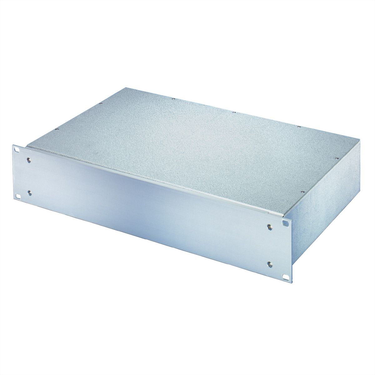 SCHROFF 19"-Kompletteinschub aus Stahlblech, Deck- und Bodenblech geschlossen - MULTIPAC 1HE 280T ALZN
