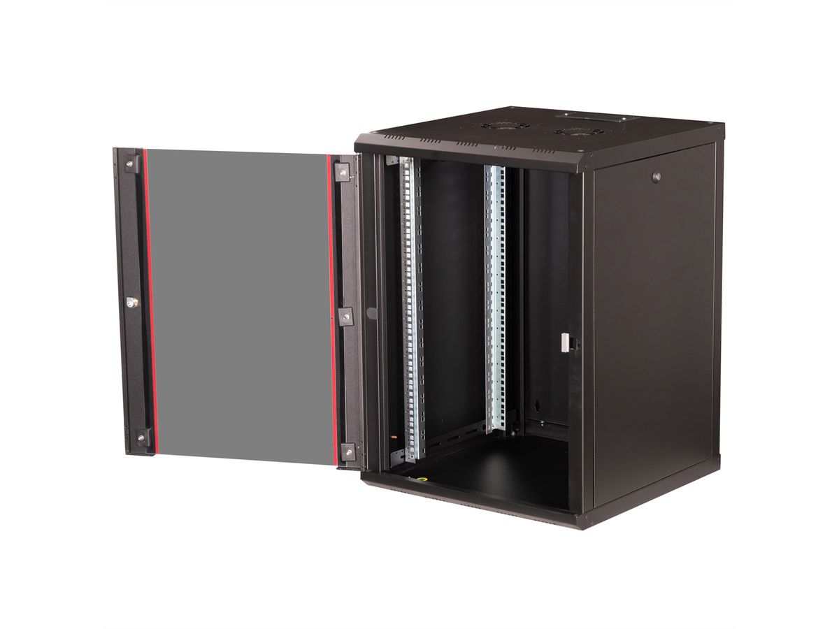 ROLINE 19-Zoll Wandgehäuse Pro 16 HE, 600x600 BxT schwarz