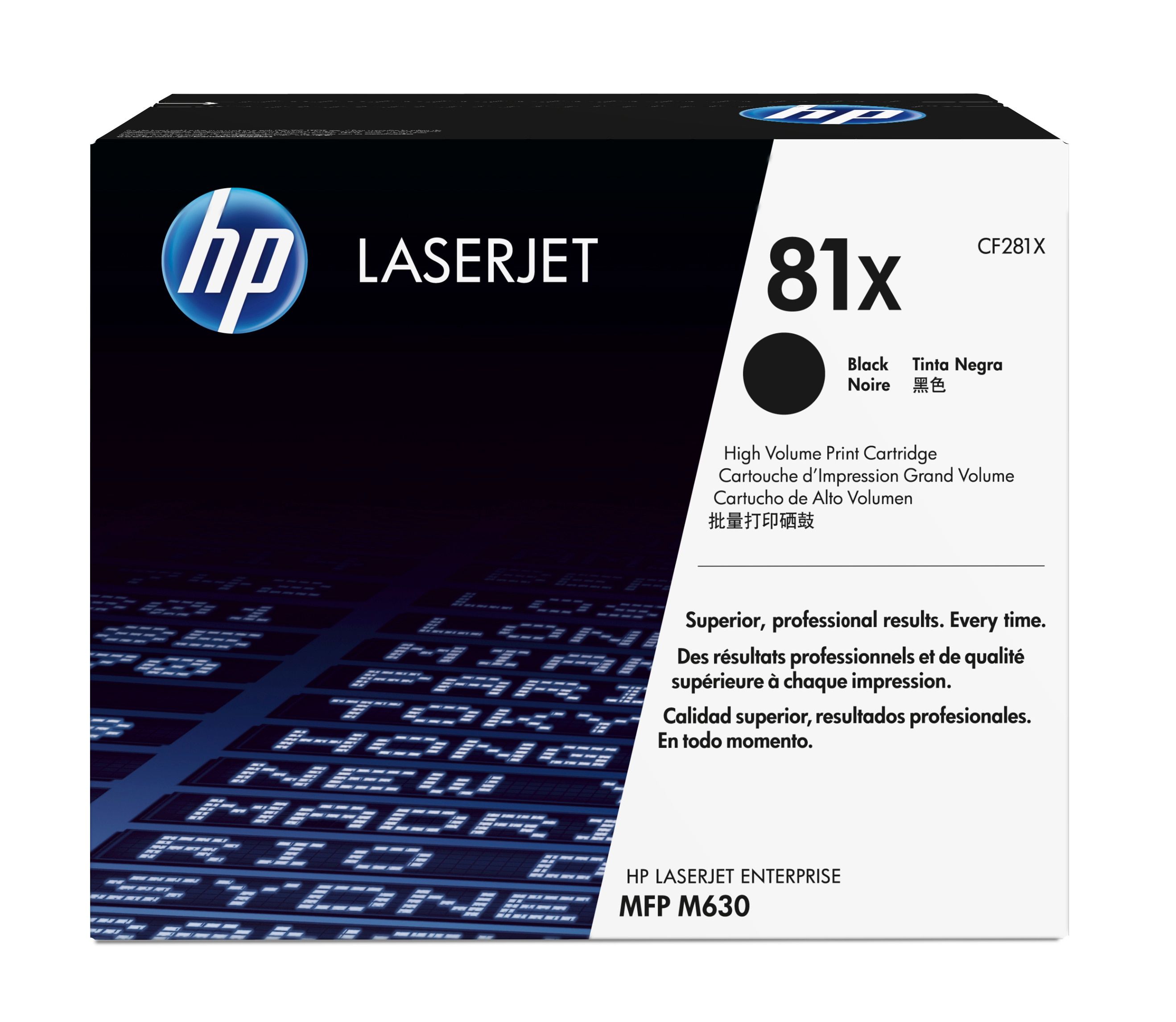 HP 81X Schwarz Original LaserJet Tonerkartusche mit hoher Reichweite