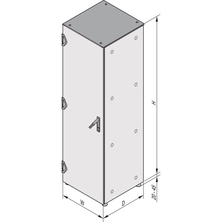 SCHROFF VARISTAR EMC, Bodenblech mit Kabelführung - VSTAR EMC KABEL 2000H600B800T