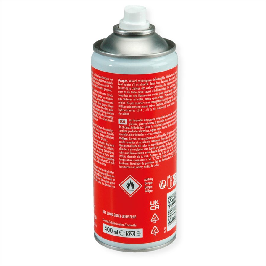 ROLINE Antistatischer Schaumreiniger, 400 ml