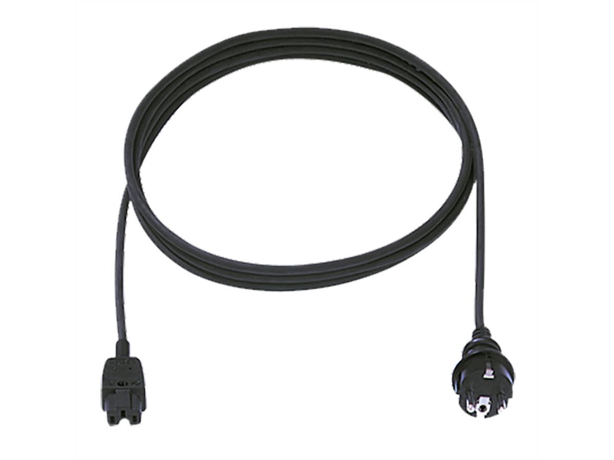 BACHMANN Zuleitung H05RR-F 3G1,0mm², sw, 2,0m, Typ 32/Typ789