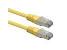 ROLINE Patchkabel Cat.6 (Class E), PoE, S/FTP (PiMF), gelb, 5 m