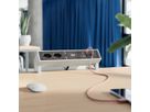 BACHMANN DESK2 2xCH 1xUSB A/C 22W 1xCM, 0,2m GST18 INOX Schweiz
