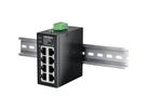 TRENDnet TI-ELC80 8-Port Ethernet Mini Switch Industrial DIN-Rail