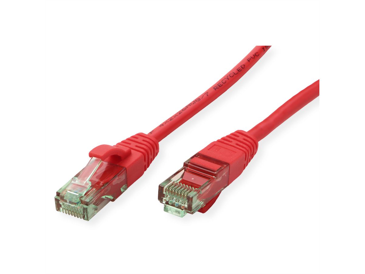 ROLINE RM Patchkabel Kat.6A UTP, rot, 0,5 m