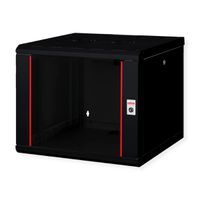 ROLINE 19-Zoll Wandgehäuse Pro 9 HE, 600x600 BxT schwarz