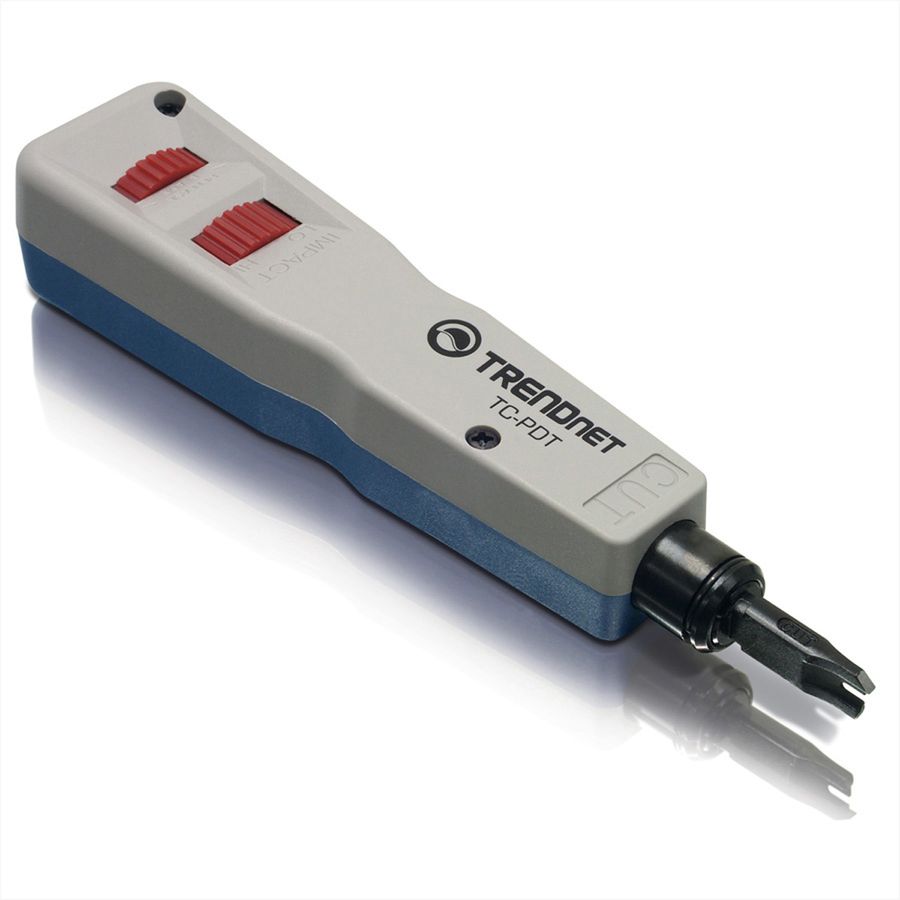 TRENDnet TC-PDT Auflegewerkzeug Punch Down Tool mit 110 and Krone Blade