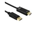 ROLINE DisplayPort Kabel DP - UHDTV, Slim, ST/ST, schwarz, 2 m