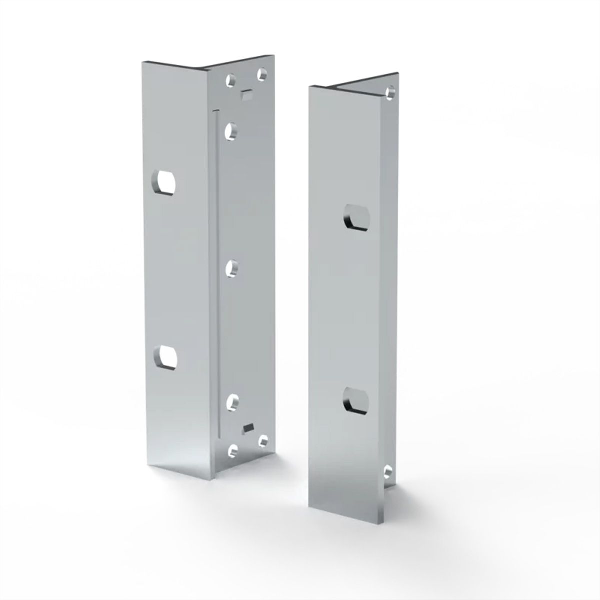 SCHROFF 19"-Winkel Typ F mit / ohne Grifflöcher für Textildichtung - 19"WINKEL 3HE O.GR. 2STK