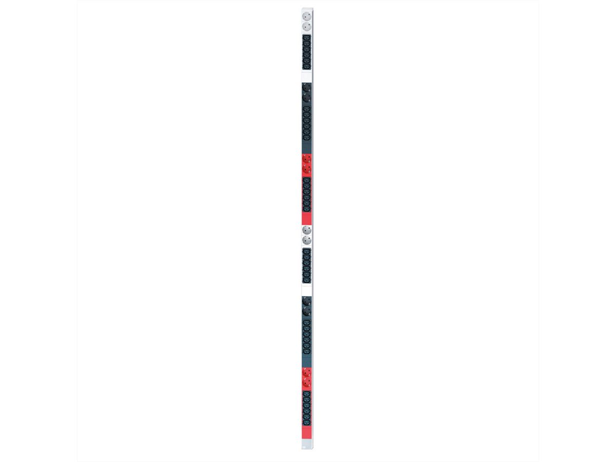 BACHMANN IT PDU ALU 0HE 36x C13 12x Schutzkontakt, Festanschluß 2x 3x 32A