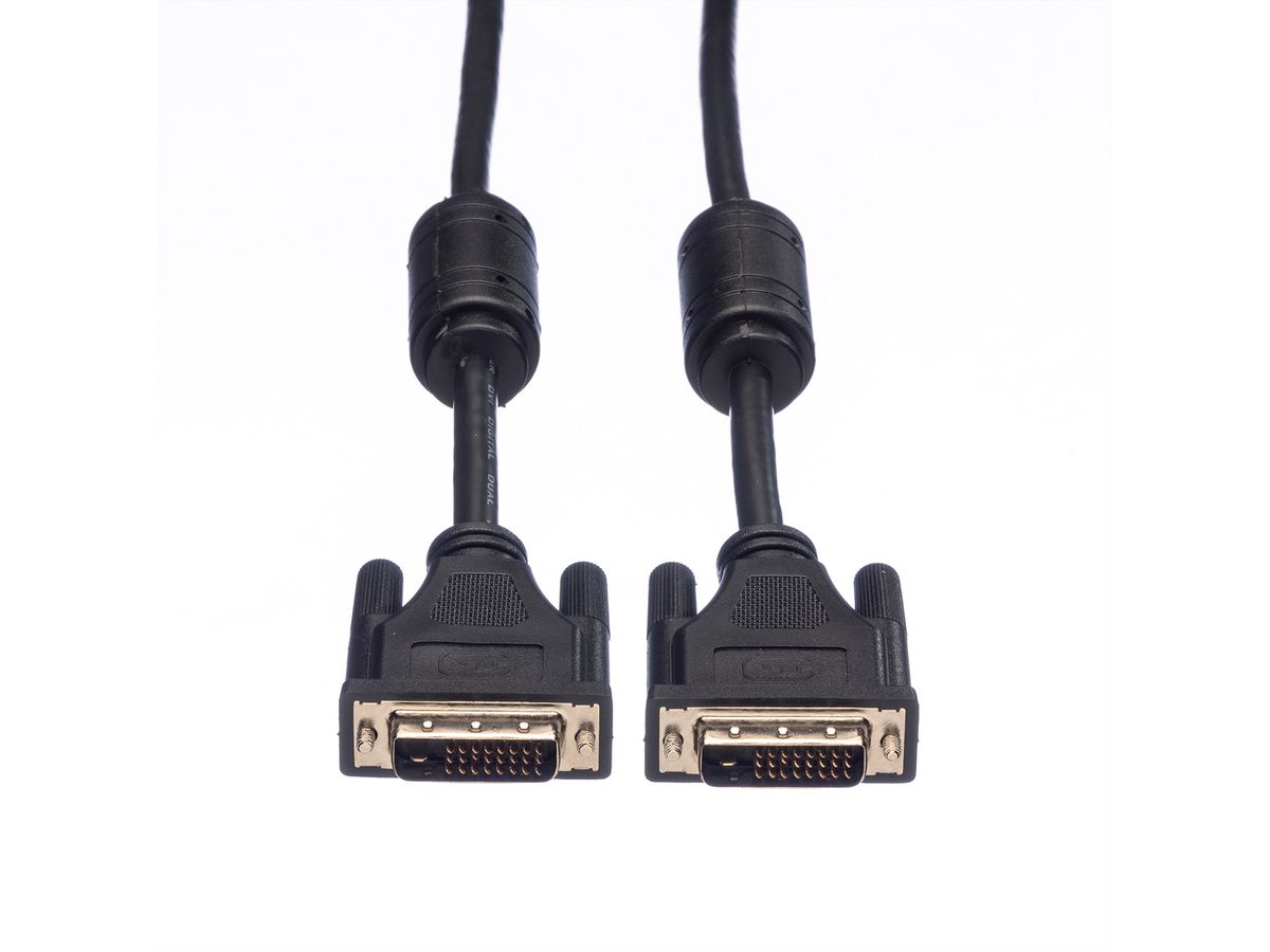 ROLINE Monitorkabel DVI, ST-ST, (24+1) dual link, 2 m