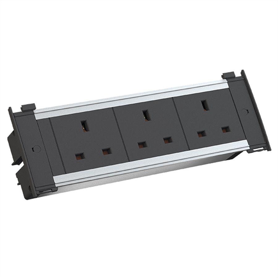 BACHMANN KAPSA S 3xUK 13A Strom 2m, United Kingdom