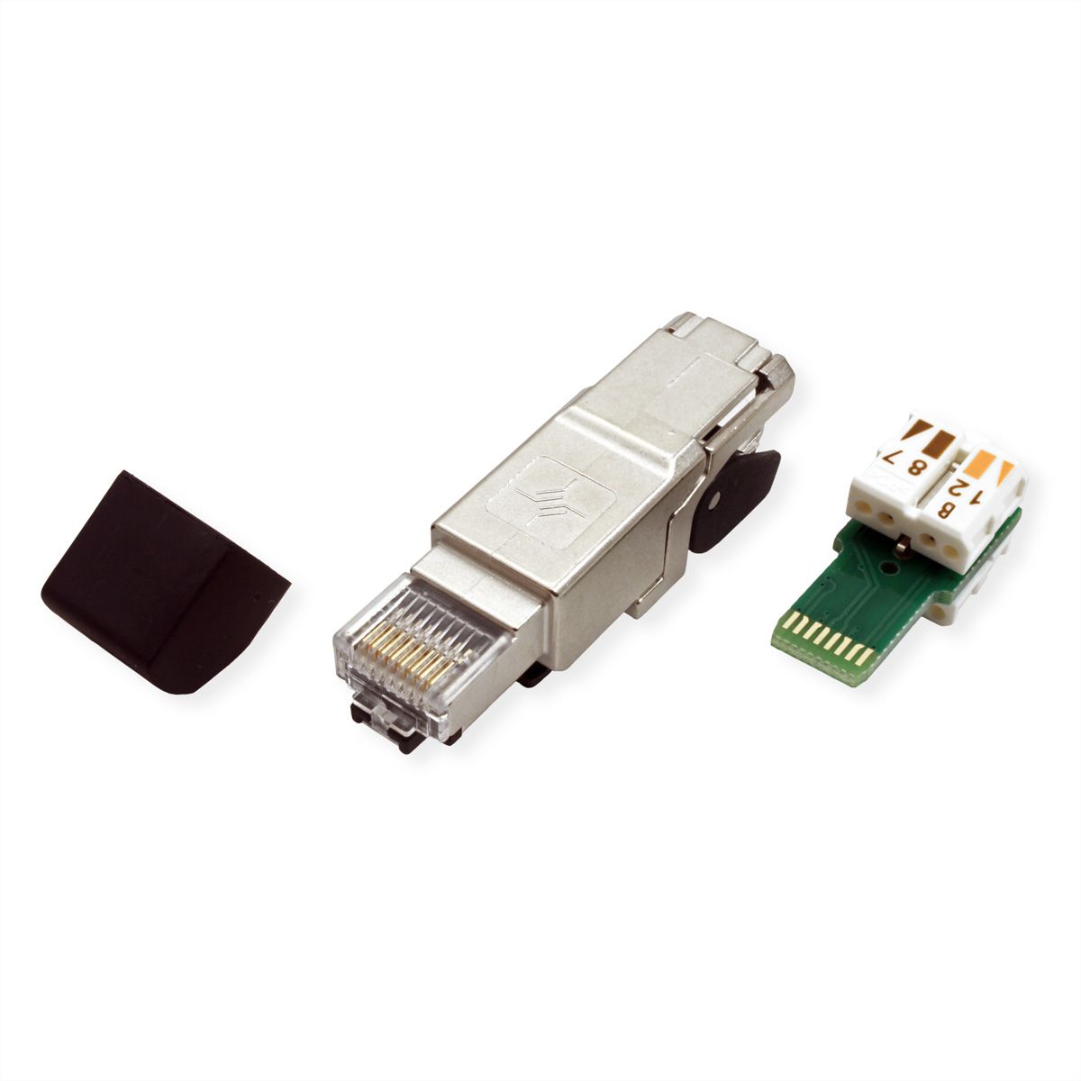 TELEGÄRTNER MFP8 feldkonfektionierbarer RJ-45 Stecker, Cat.6A (Class EA) T568B