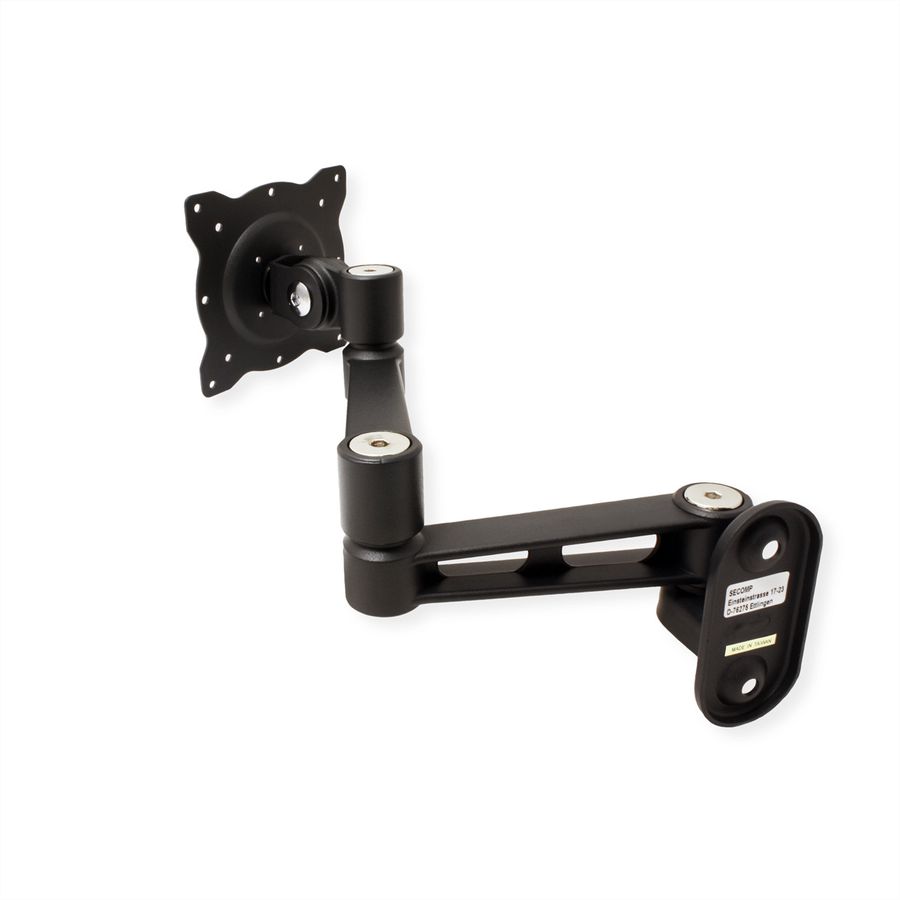 ROLINE LCD-Wandhalterung, 5 Gelenke, bis 10 kg, schwarz