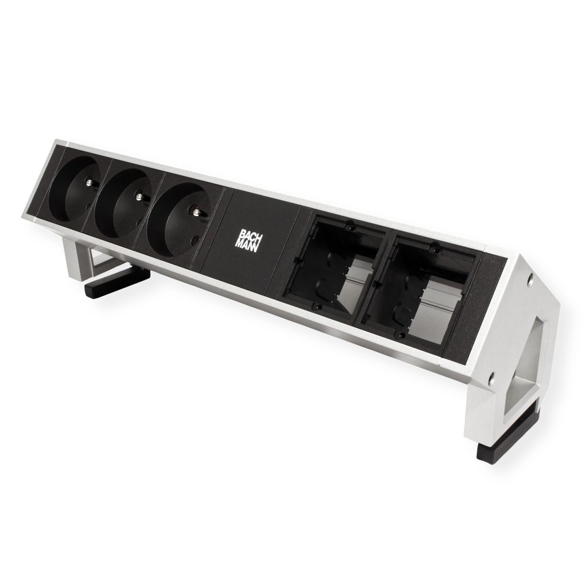 BACHMANN DESK2 3xUTE 35° 2xCM Strom 0,2m GST18 Inox lackiert