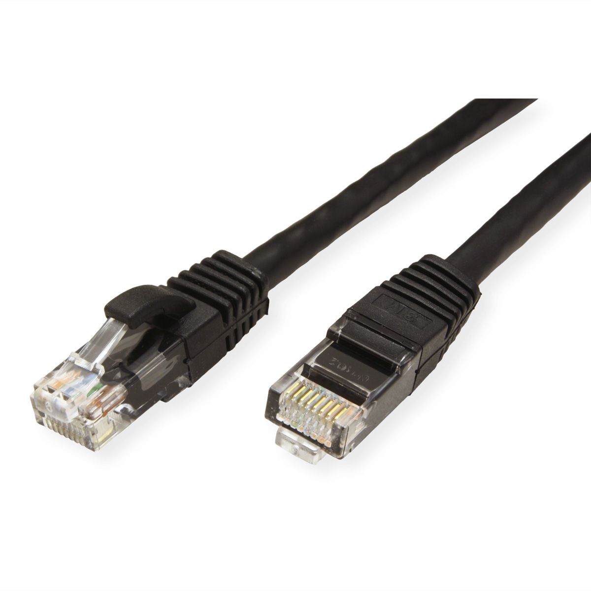 VALUE Patchkabel Cat.6A (Class EA) UTP, schwarz, 2 m