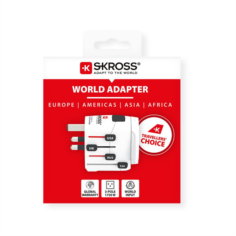 Skross PRO World Universal Reiseadapter, Weltweit