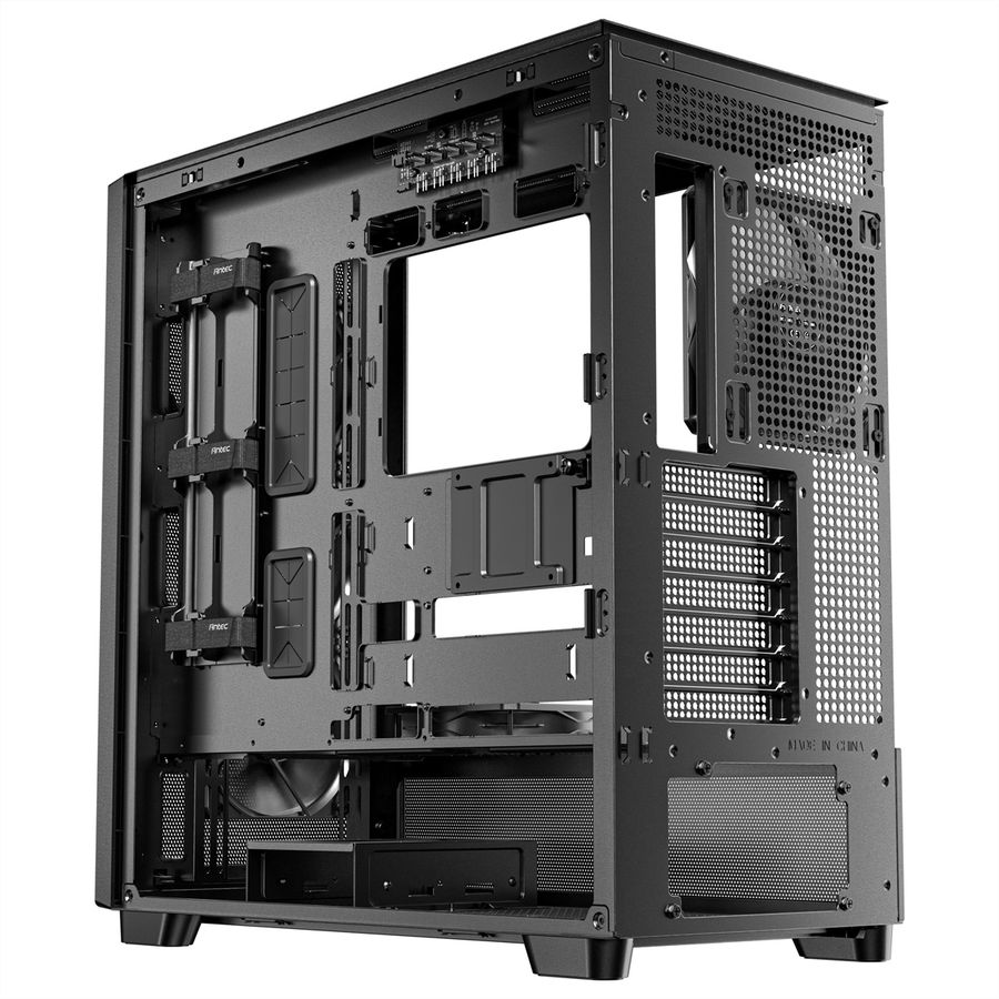 ANTEC FLUX PC Gehäuse Midi Tower Gaming ATX, schwarz