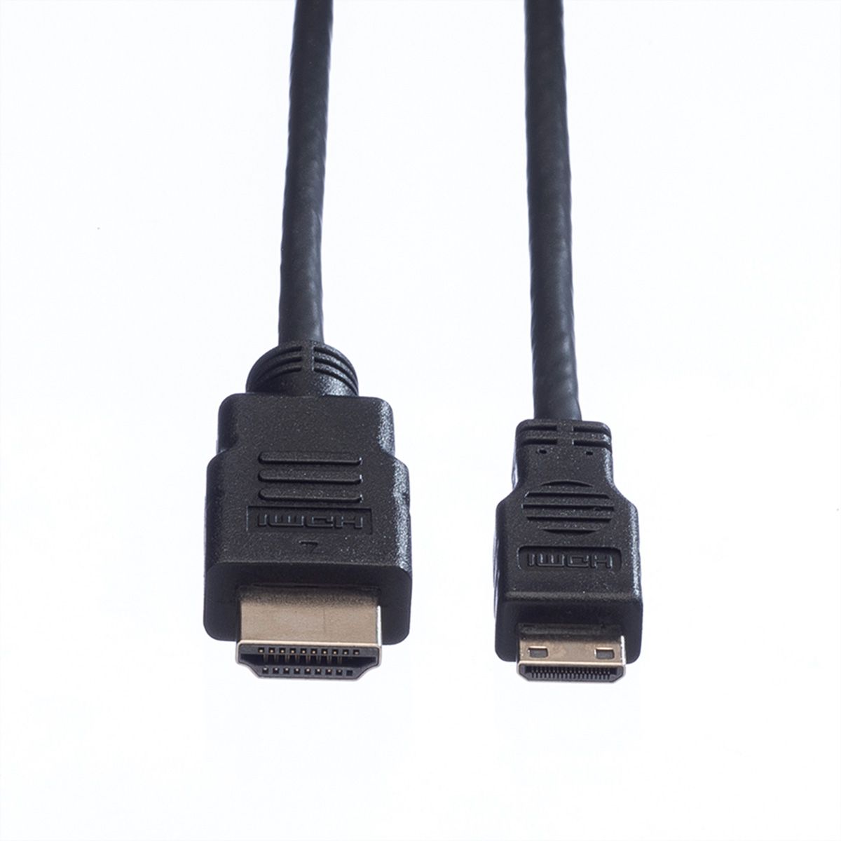 VALUE HDMI High Speed Kabel mit Ethernet, HDMI ST - Mini HDMI ST, 2 m