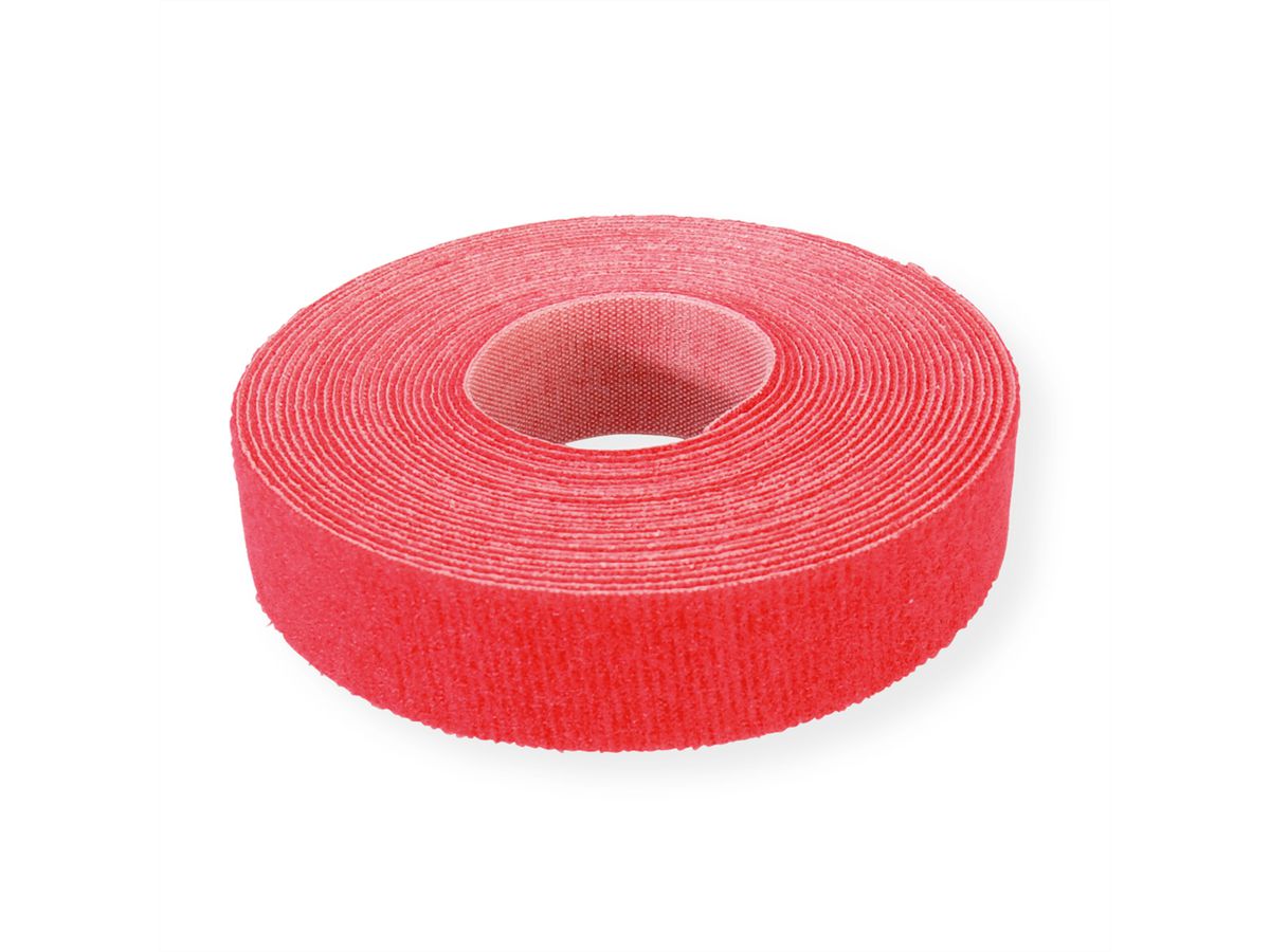 VELCRO® ONE-WRAP® Klettbandstreifen 20mm, unperforiert, rot, 5 m