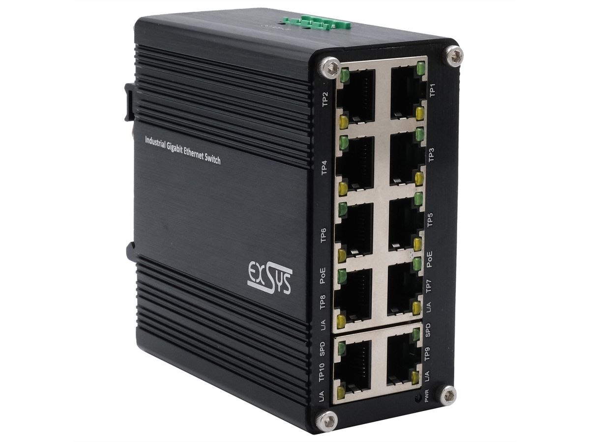 EX-62025PoE 10-Port Industrial PoE Switch mini unmanaged