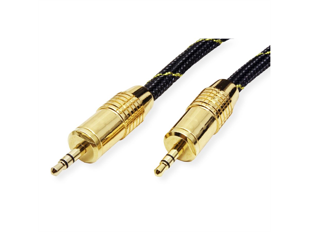 ROLINE GOLD 3,5mm Audio-Verbindungskabel ST/ST, 5 m