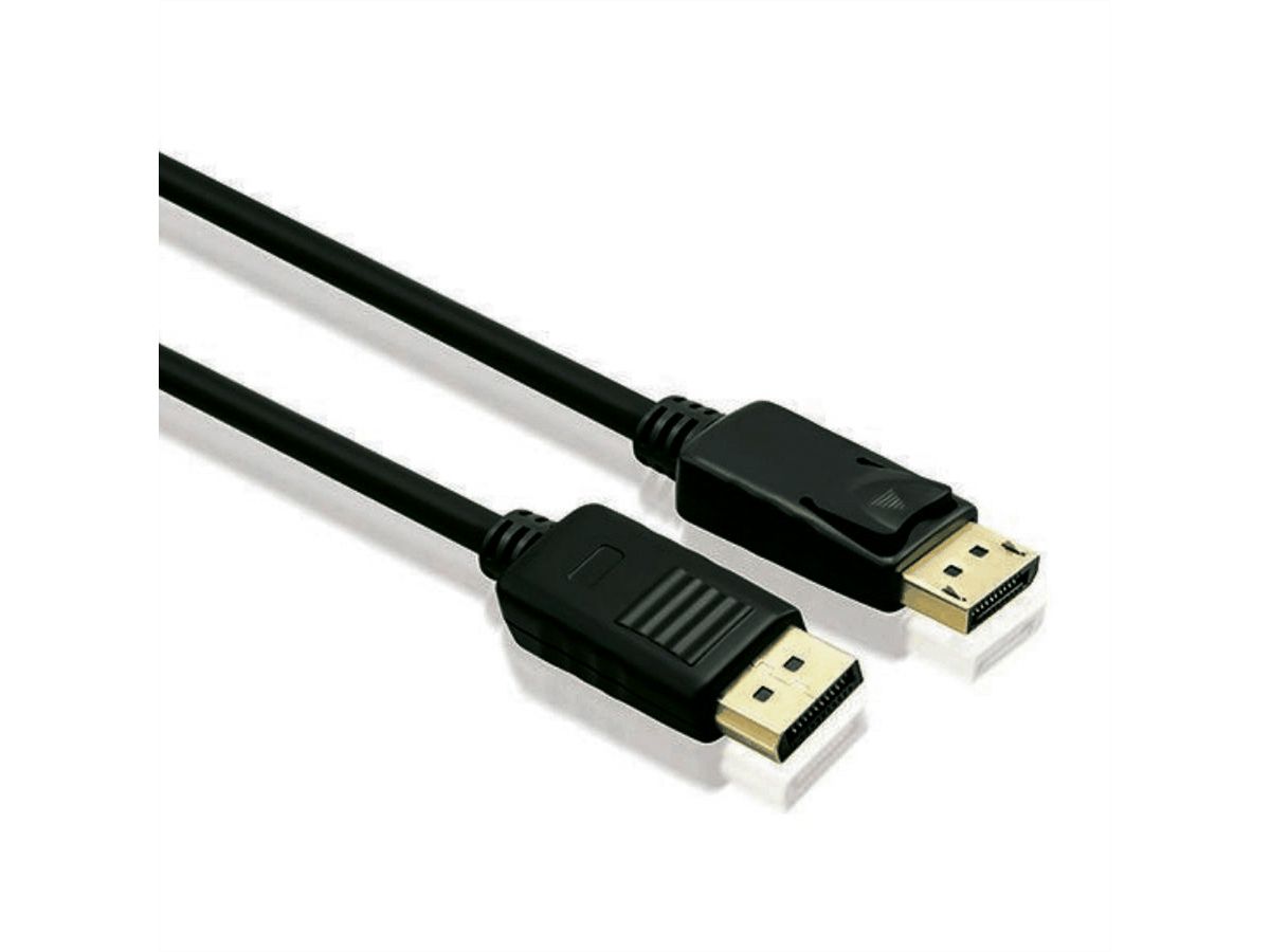 STANDARD DisplayPort Kabel, DP ST - ST, schwarz, 1 m