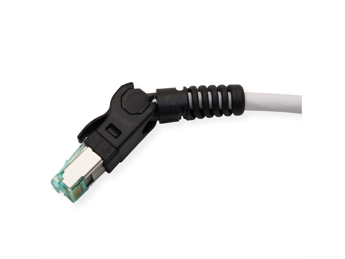 EasyLan VarioBoot Patchkabel Kat.6A, S/FTP, grau, 0,5 m