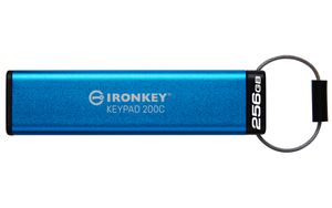 Kingston Technology IronKey 256GB USB-C Keypad 200C, FIPS 140-3 Lvl 3 (ausstehend) AES-256