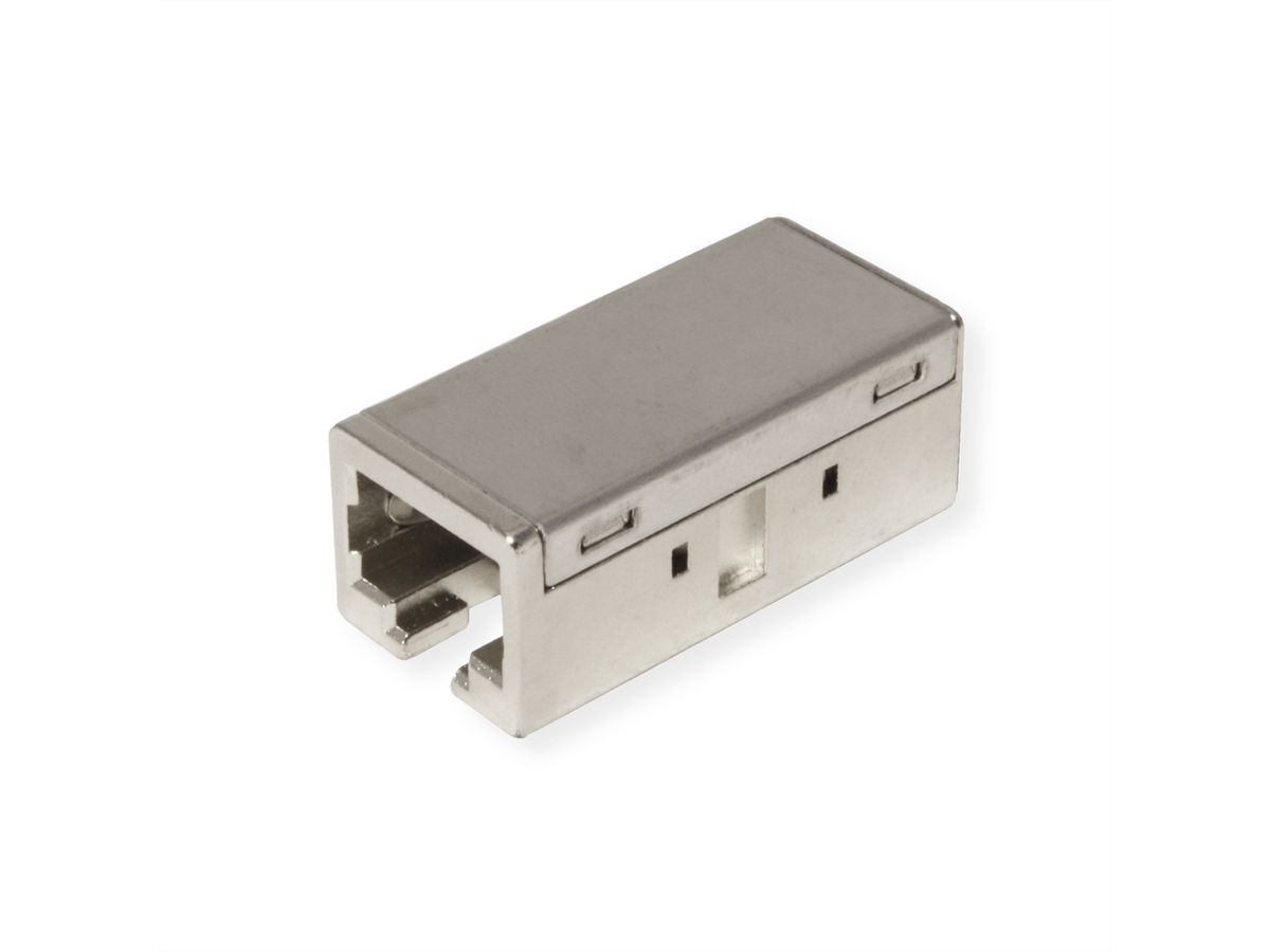 ROLINE RJ-45 Kupplung geschirmt, Kat.6A (Class EA), Metallgehäuse