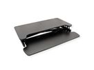 VALUE Höhenverstellbarer Schreibtischaufsatz, 800 x 400 mm, schwarz