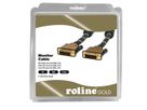 ROLINE GOLD Monitorkabel DVI, ST-ST, (24+1) dual link, Retail Blister, 5 m