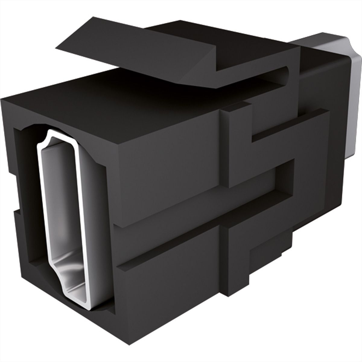 BACHMANN Keystone 4K HDMI 2.0 UHD Kupplung, Buchse-Buchse schwarz
