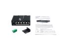EXSYS EX-62030MPoE-SFP-5+1 Port Industrial Gigabit SFP PoE+ Mini Switch, Web Managed