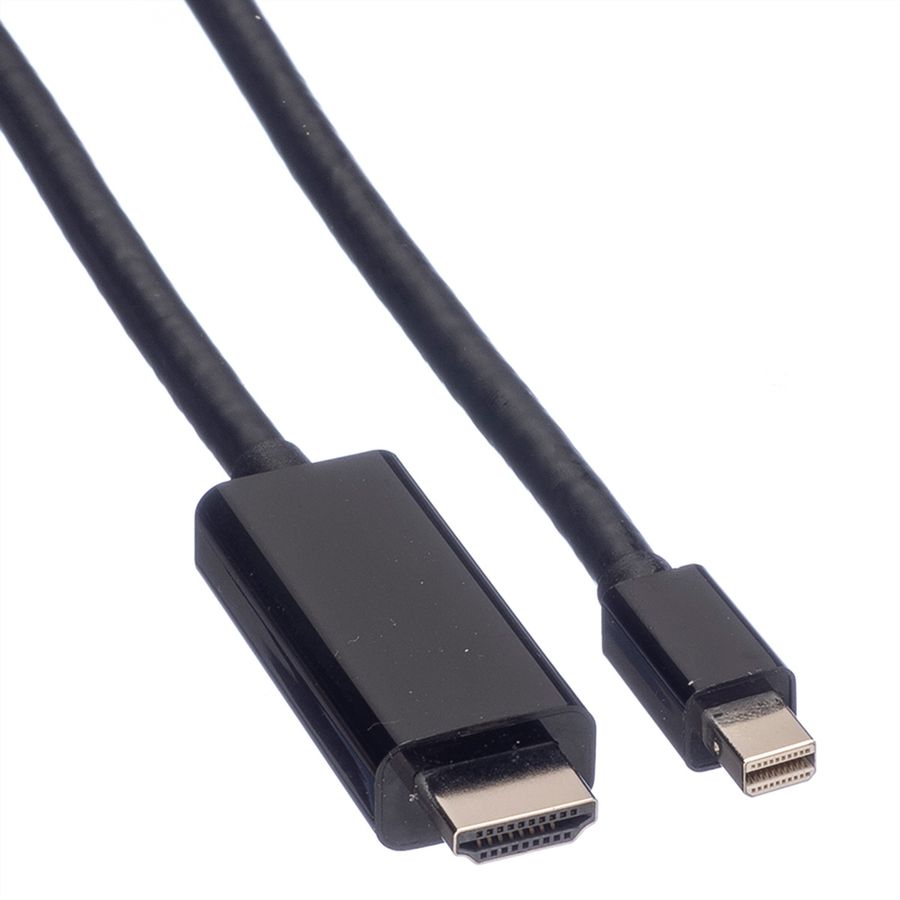 VALUE Mini DisplayPort Kabel, Mini DP-UHDTV, ST/ST, schwarz, 1 m
