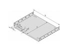SCHROFF Montageplatte für Abdeckbleche - MONTAGEPLATTE 42TE 220T